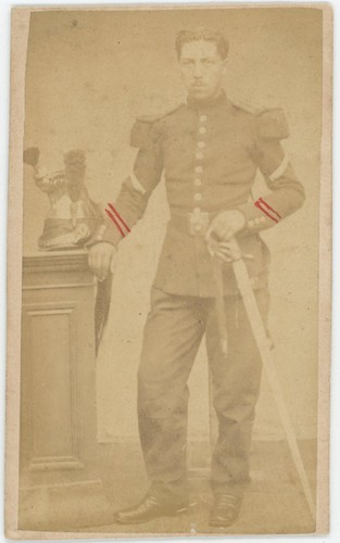 Cdv militaire circa 1875 - circa,