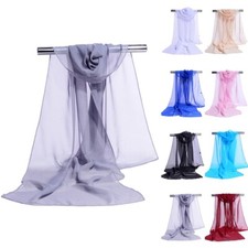 Foulard étole en mousseline de soie pure pour femmes mode tête de cou foulards