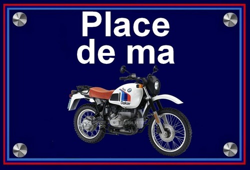 Plaque place bmw - r, 80