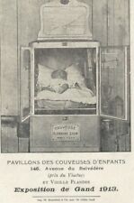PA4263 EXPOSITION GAND 1913 PAVILION COUVEUSES , MEDICAL PRINTED PC 