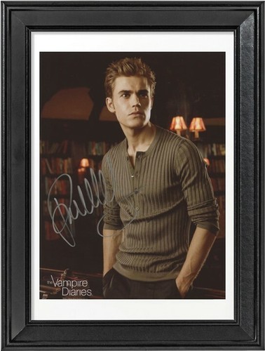 Paul wesley autographe avec - paul,