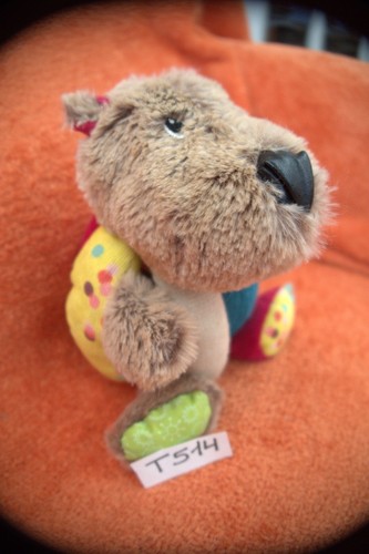 Peluche t514 doudou ours - n°t514:,