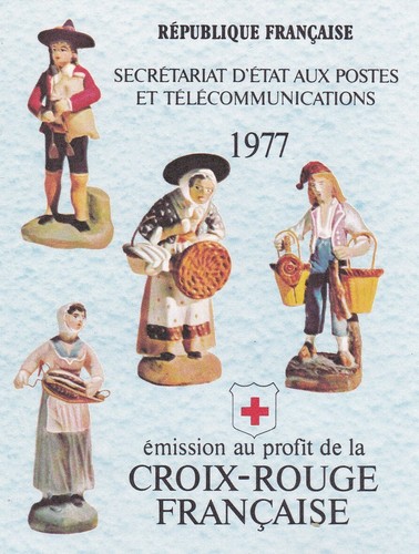 France 1977 carnet - , croix