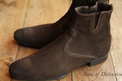 Chaussures bottes zippées - , en