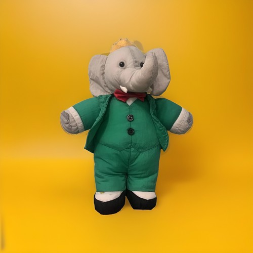 Babar peluche vintage - vintage, (15cm)