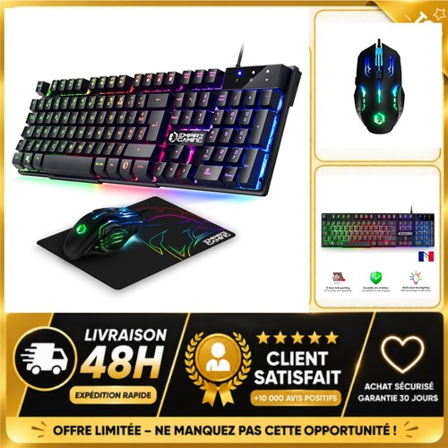 Pack clavier souris - clavier, gaming