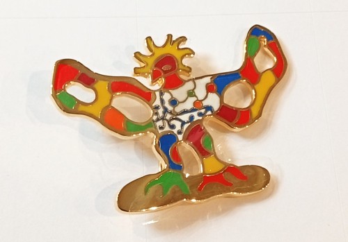 Niki saint phalle broche - niki,