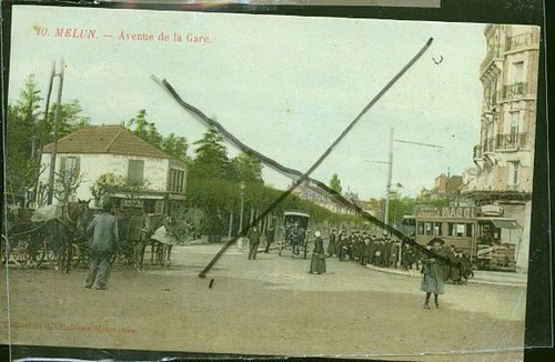 Melun station tram - station, carte