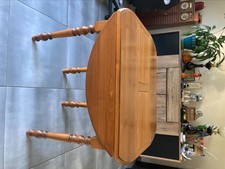 TABLE MERISIER MASSIF STYLE LOUIS PHILIPPE