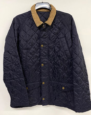 Barbour Quilted jacket mens 2XL navy Canterdale quilt 529