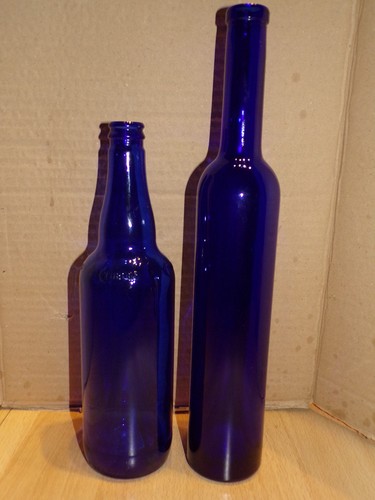 Lot bouteilles bleue - lot,
