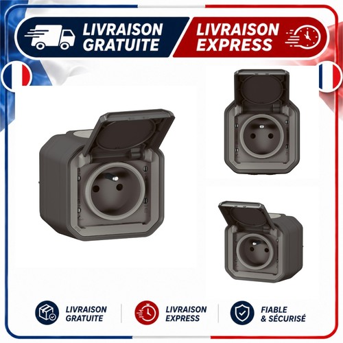 Prise étanche legrand plexo - prise,