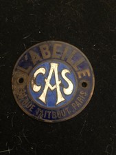 small enameled plaque partoisonné advertising "l'abeille", paris