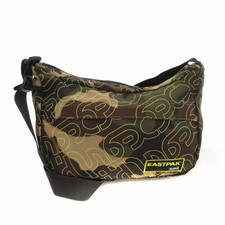 X-girl x Eastpak Camouflage Crossbody Shoulder Bag Khaki Used