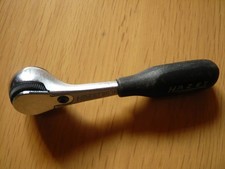 HAZET Tools 863F 1/4" Drive Round Head Ratchet Black Grip Used