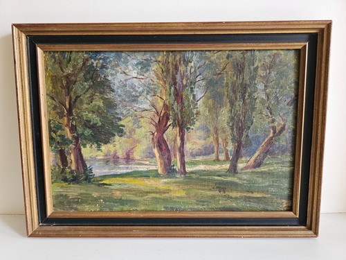 Tableau huile sur toile - tableau,