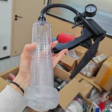 Pompe à Penis avec Réaliste Vagin Manchon Masculin Penis Extension Agrandisseur