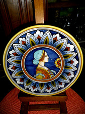 ASSIETTE DECORATIVE MAJOLIQUE