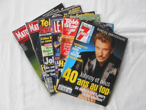 Lot magazines anciens johnny - magazines,