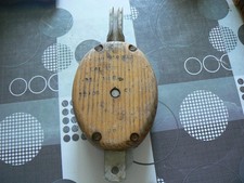 WOODEN BOAT PULLEY / SEE DETAIL