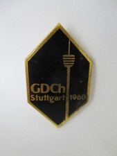 Old German Chemist Society Stuttgart 1960 Television Pin