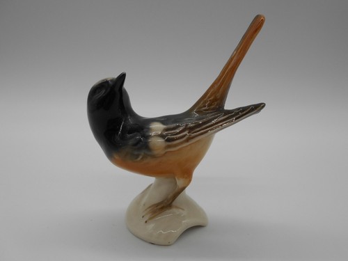 Figurine oiseau rouge queue - figurine,
