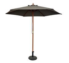 Parasol XXL en bois parasol de