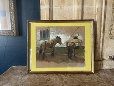 Anonyme - Acrylique sur carton