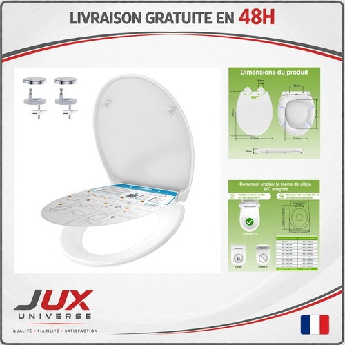 Yeaupe pro abattant forme o - abattant,