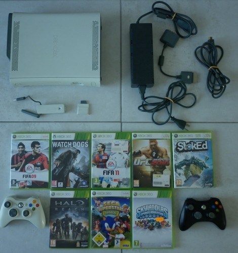 Console xbox 360 fat blanche - 360,