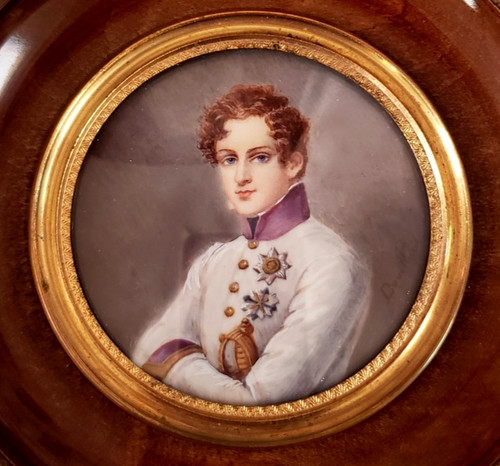 Ancienne peinture miniature - ancienne,