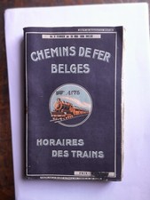 Livre : Les Chemins de Fer Belges - 1930