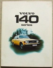 VOLVO 140 SERIES Car 142 144 & 145 Sales Brochure 1974 #RSP/PV 1011.74