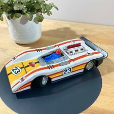 Vintage Sheet Metal and Plastic Toy Racing Car - Made in France Michelin