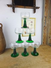 Lot 6 verres vin Alsace Roemer