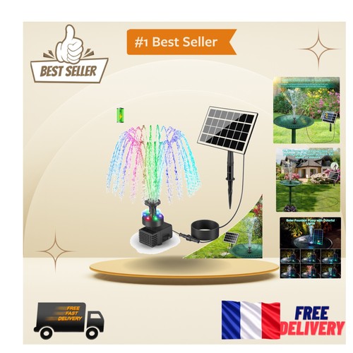 Fontaine jardin solaire led - de,