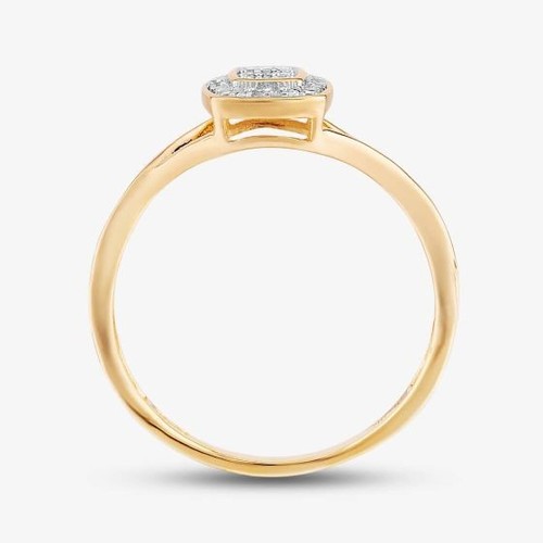 Bague promesse jaune - jaune, ct