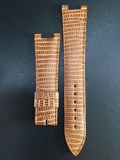 Bracelet RAYMOND WEIL Cuir Lézard Véritable Marron 20MM " New Old Stock