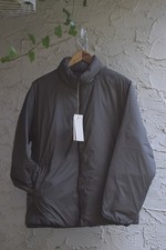 MUJI stand collar down jacket L women's smoky green lightweight pocketable