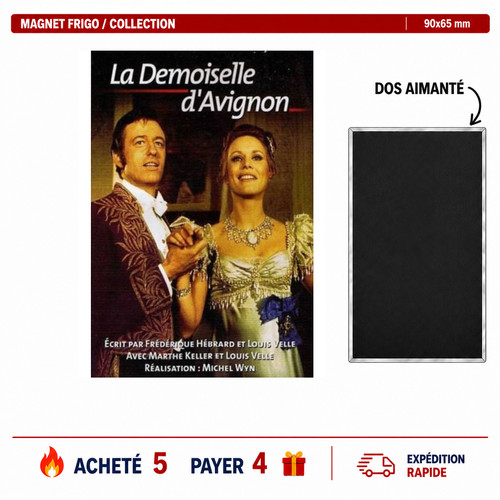 Magnet frigo demoiselle d - demoiselle,