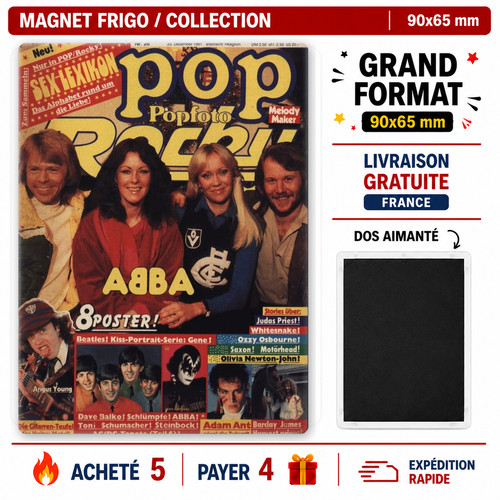 Magnet abba couverture - abba,