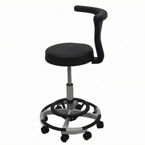 Tabouret médical noir assise - tabouret,
