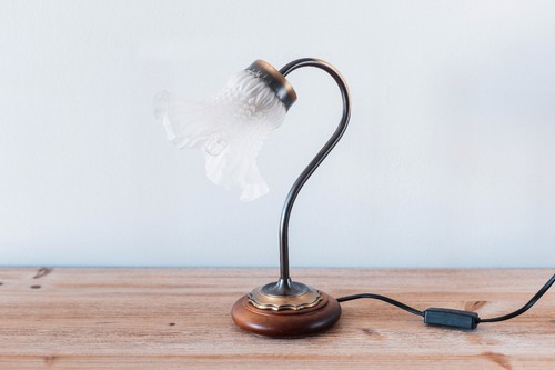 Lampe table massive vintage - table,