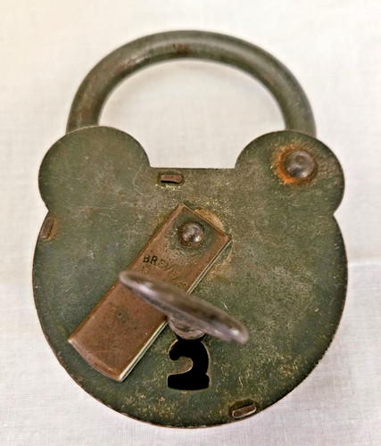 Ancien grand cadenas fer - cadenas,