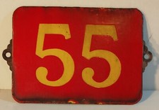 plaque émaillée numéro de
