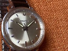 Bulova Accutron "Hidden Spaceview" - Dial + Ring - Speidel USA Bracelet