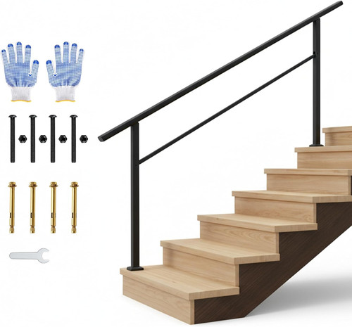 Step outdoor stair handrail - step,