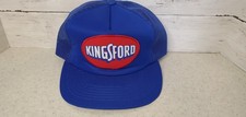 Vintage Kingsford Charcoal Trucker Hat Snapback Cap Mesh Back Made in Korea