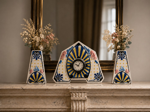 Garniture cheminée art - de,
