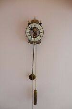 Skeleton clock 'tempus fugit'-